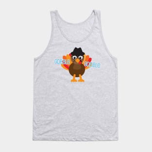 Gobble Gobble Thanksgiving Funny Turke Tank Top